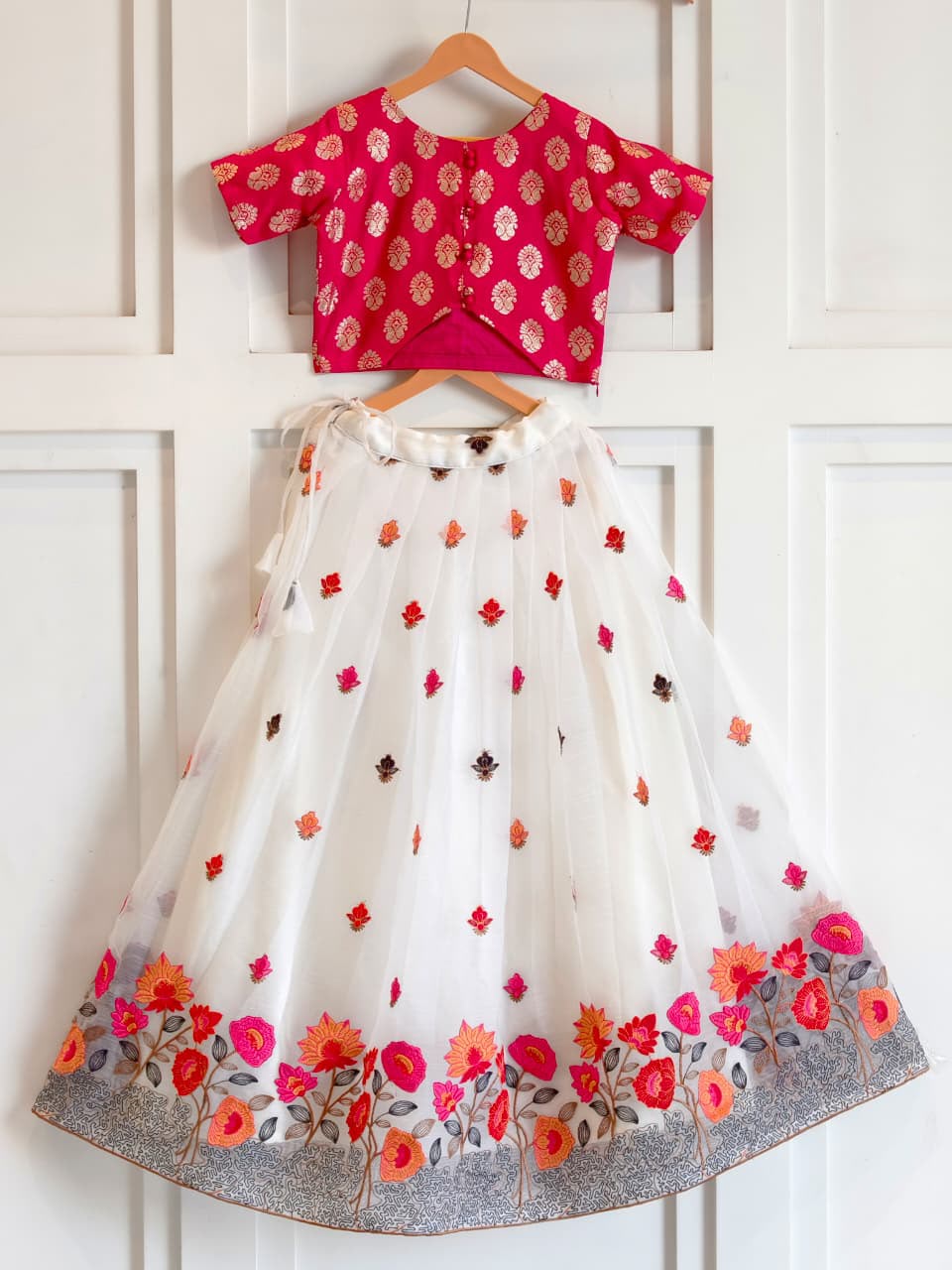 Kiara Banarasi Blouse & Embroidered Lehenga Set